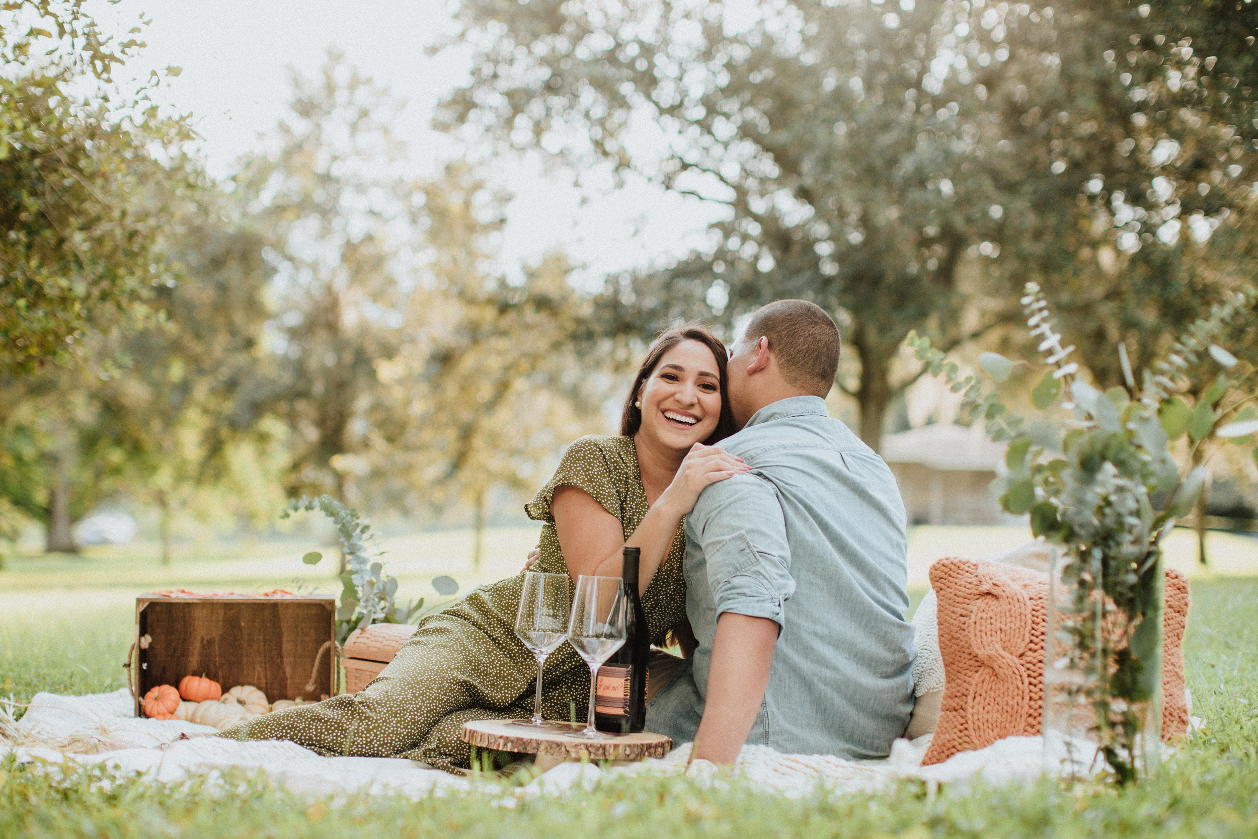 Fall Photoshoot - Pizza & Wine Picnic